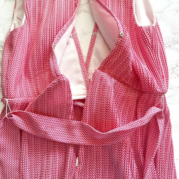 C/MEO COLLECTIVE Unstoppable Woven Pleated Wide Leg Jumpsuit Women's Size XS - Picture 10 of 14